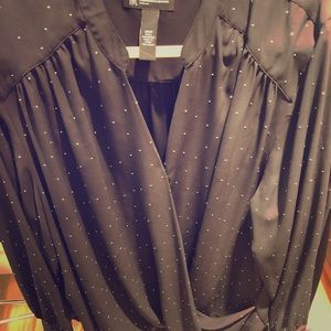 Beautiful black top for work or special event!